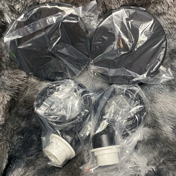 NIB 2 Unique Royal Blue Rattan Pendant Light Handwoven
Round Lamps - Picture 8 of 16